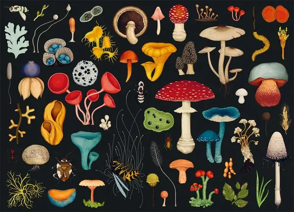 Puzzle - Fungarium,1000 de piese | Big Picture Press