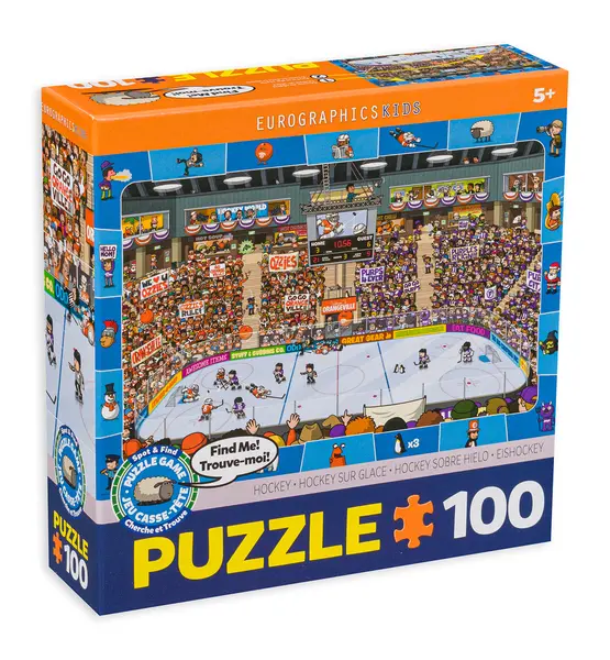 Puzzle-ghicitoare Eurographics din 100 de piese - Hochei