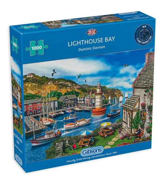 Puzzle Gibsons din 1000 de piese - Lighthouse Bay