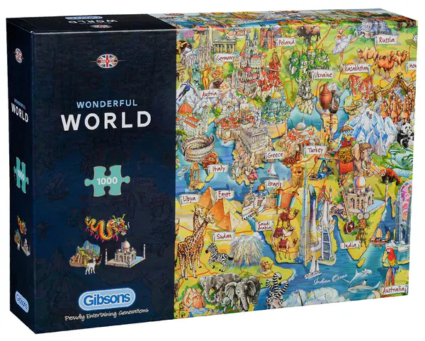 Puzzle Gibsons din 1000 de piese - Wonderful World
