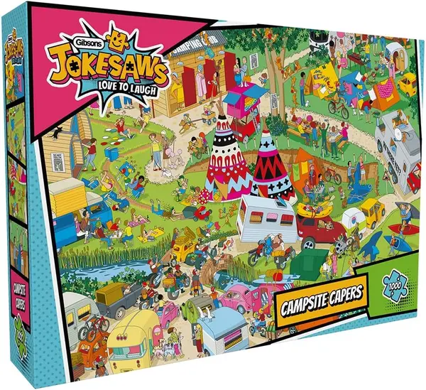 Puzzle Gibsons din 1000 piese - Camping
