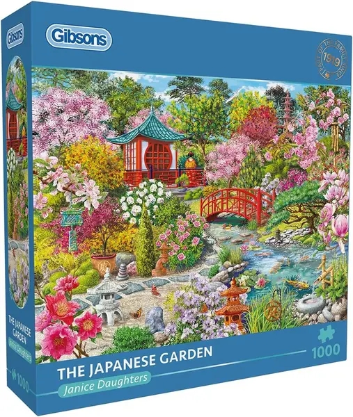 Puzzle Gibsons din 1000 piese - Grădina japoneză