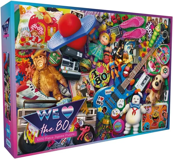 Puzzle Gibsons din 1000 piese - Ne plac anii '80