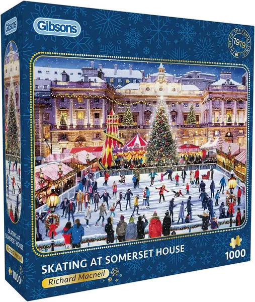 Puzzle Gibsons din 1000 piese - Patinaj pe gheață la Somerset House