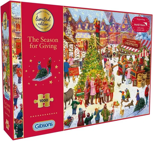 Puzzle Gibsons din 1000 piese - Sezonul cadourilor