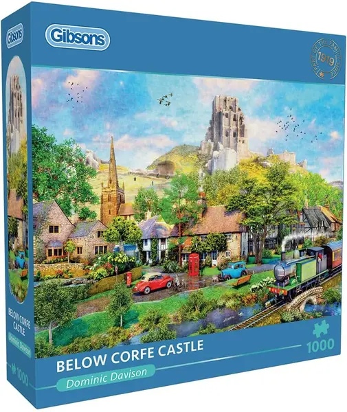 Puzzle Gibsons din 1000 piese - Sub Castelul Corfe