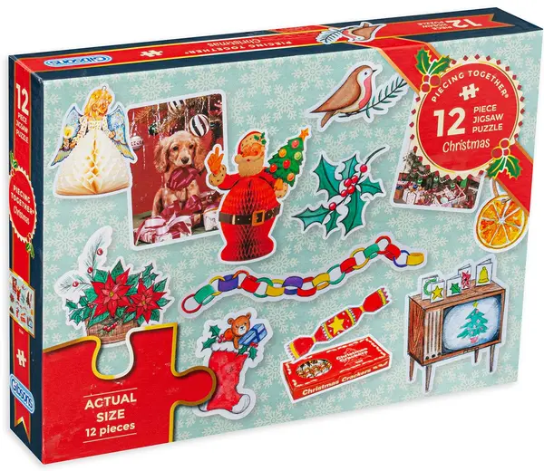 Puzzle Gibsons din 12 de piese - Craciun