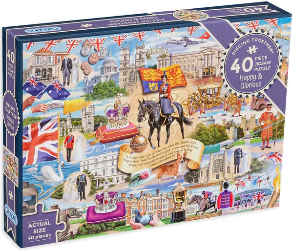 Puzzle Gibsons din 40 XXL de piese - Marea Britanie
