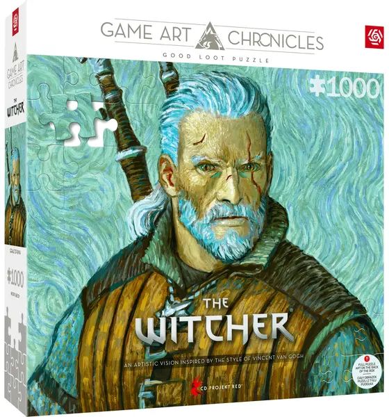 Puzzle Good Loot din 1000 piese - The Witcher: Geralt din Rivia