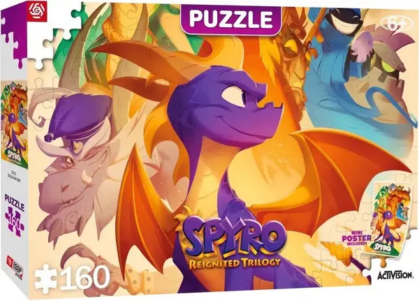 Puzzle Good Loot din 160 de piese - Spyro Reignited Trilogy