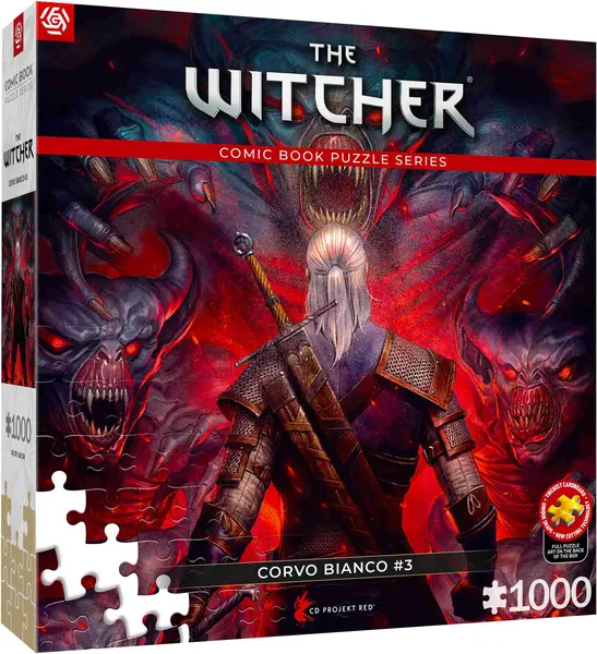 Puzzle Good Loot din1000 piese - The Witcher: Corvo Bianco