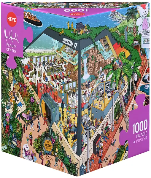 Puzzle Heye 1000 de bucăți - Salon de înfrumusețare