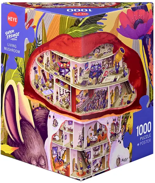 Puzzle Heye 1000 de piese - Casa Ciupercilor
