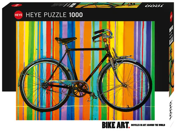 Puzzle Heye din 1000 de piese - Din nou liberi, Bike Art