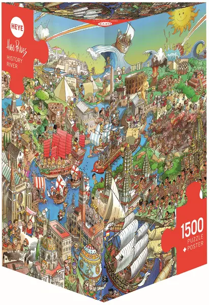 Puzzle Heye din 1500 de piese - Istoria raului, Hugo Prades