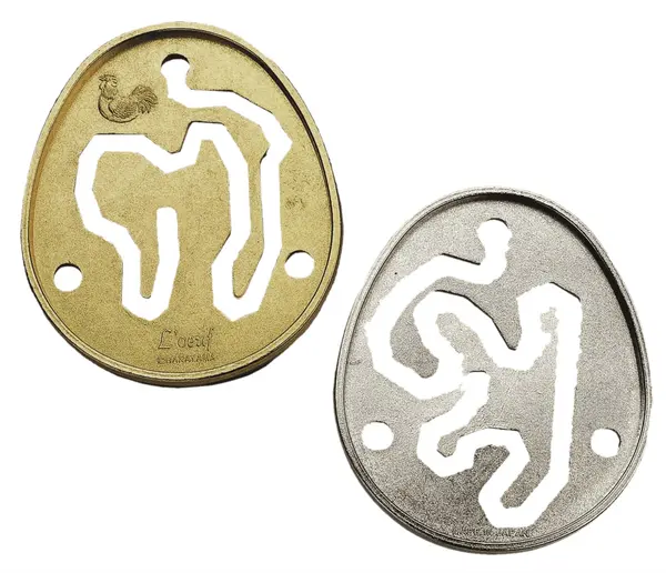 Puzzle - Huzzle Cast L'ouef silver / gold | Hanayama