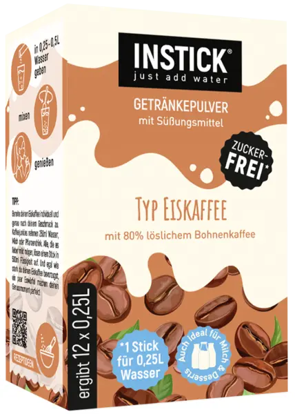 Puzzle Instick din 12 x 2 g piese - Instant ice coffee