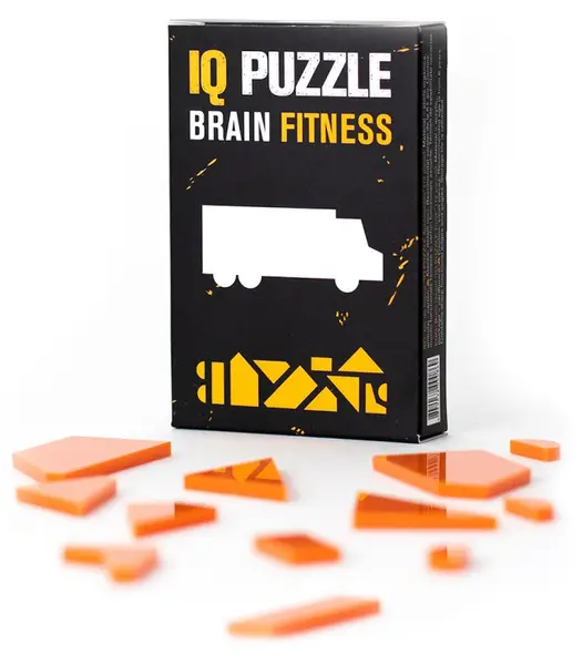 Puzzle IQ – - Camion, 12 piese