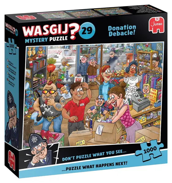 Puzzle-joc de 1000 piese Jumbo - Haos în magazin