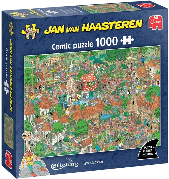 Puzzle Jumbo de 1000 piese - Pădurea fermecată