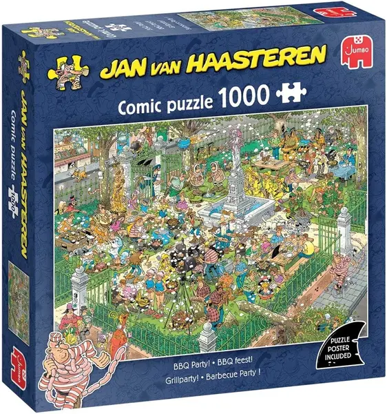 Puzzle Jumbo de 1000 piese - Petrecere cu grătar