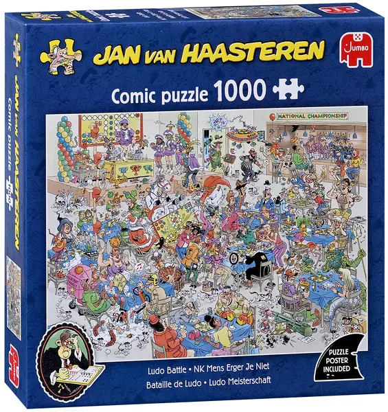Puzzle Jumbo din 1000 piese - Concursul „Nu te supăra, omule”