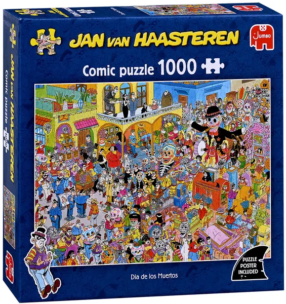 Puzzle Jumbo din 1000 piese - Ziua Morților în Mexic