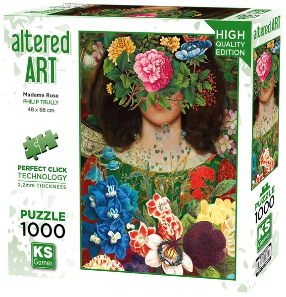 Puzzle KS Games din 1000 piese- Domnișoara Rose