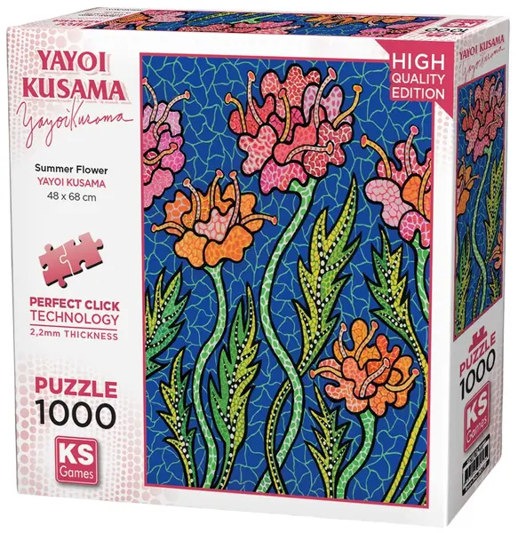 Puzzle KS Games din 1000 piese- Floare de vară