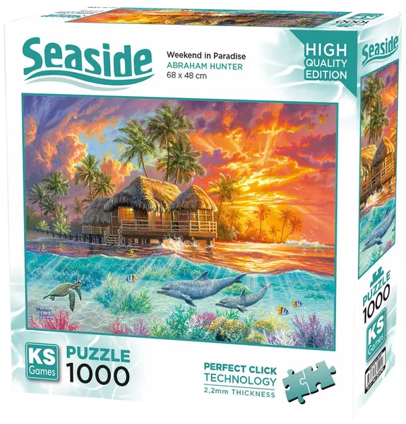 Puzzle KS Games din 1000 piese- Weekend în paradis