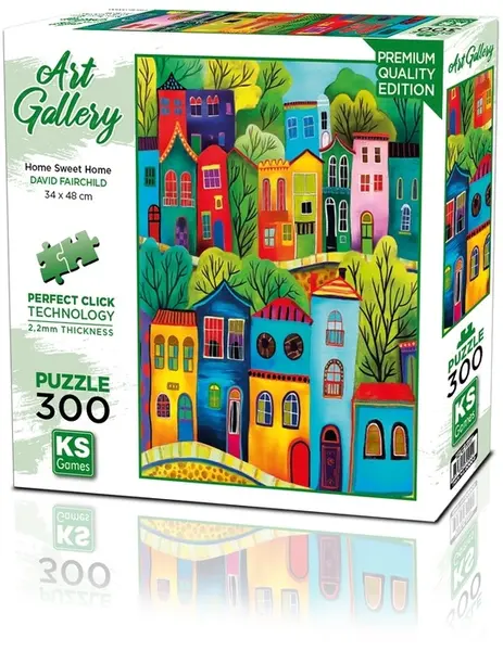 Puzzle KS Games din 300 piese- Căsuțe în copaci
