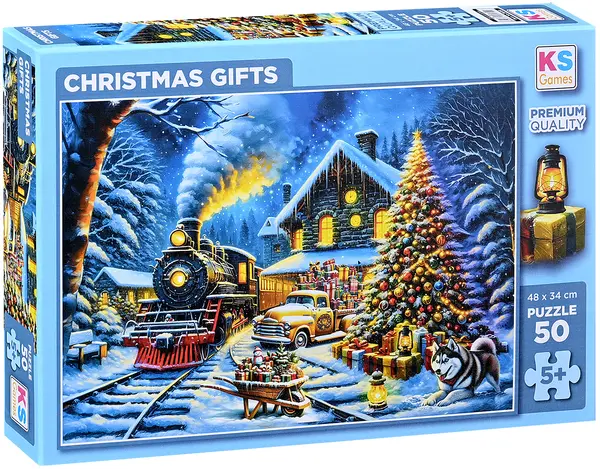 Puzzle KS Games din 50 piese - Cadouri de Crăciun