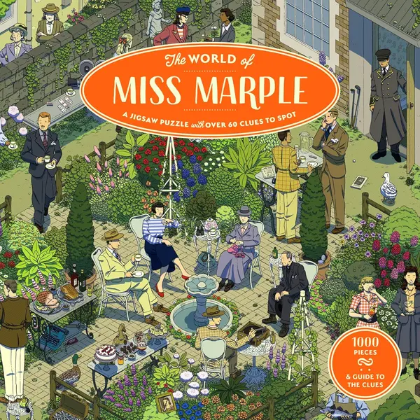 Puzzle Laurence King din 1000 piese - Lumea domnișoarei Marple