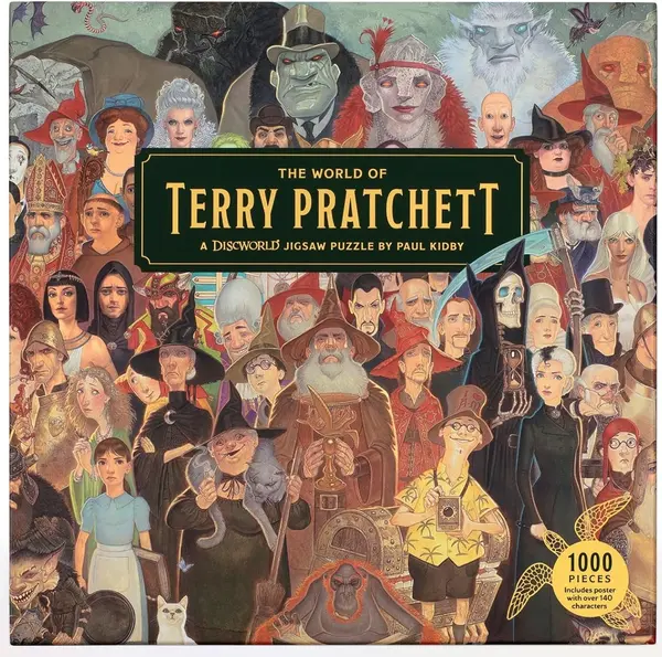 Puzzle Laurence King din 1000 piese - Lumea lui Terry Pratchett