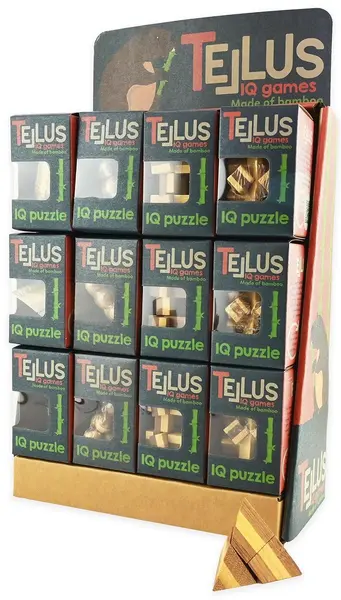 Puzzle logic din lemn Robetoy - IQ Games, sortiment