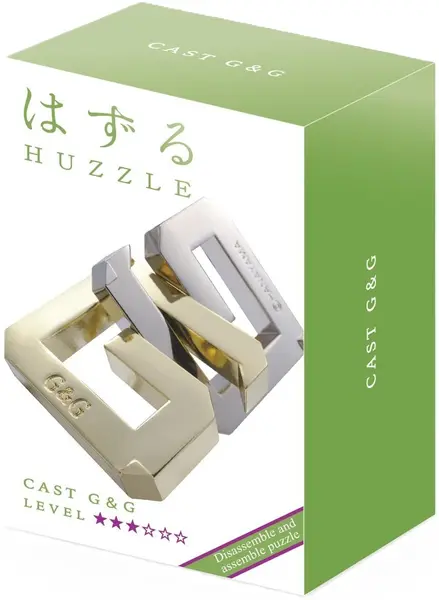 Puzzle logic metalic Hanayama - Cast Puzzle G&G Huzzle