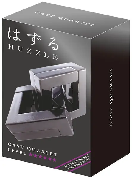Puzzle logic metalic Hanayama - Cast Puzzle Quartet Huzzle