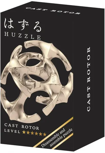 Puzzle logic metalic Hanayama - Mini Huzzle Cast Rotor, silver