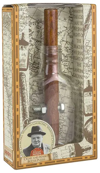 Puzzle logic Professor Puzzle – Tigara si sticla de whisky a lui Churchill