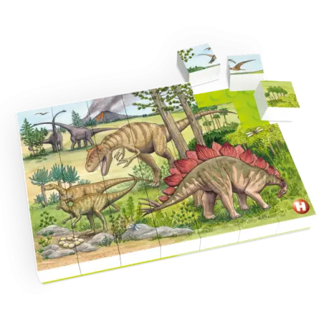 Puzzle Lumea dinozaurilor Hubelino (35 piese)