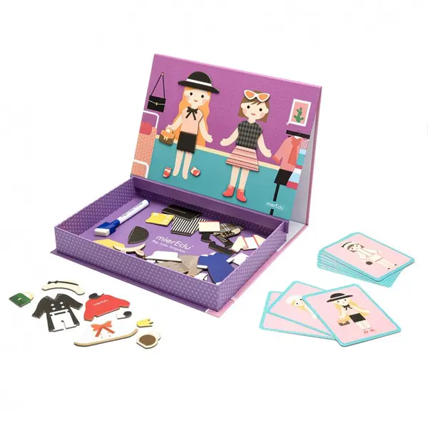 Puzzle magnetic 50 piese - Arta si Asociere - Imbracaminte | MierEdu