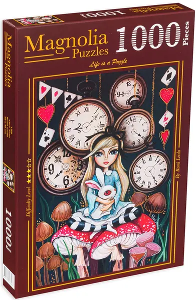 Puzzle Magnolia din 1000 de piese - Alice în Țara Minunilor