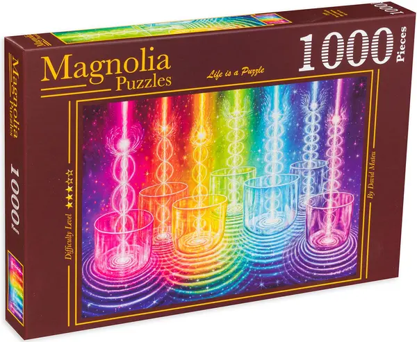 Puzzle Magnolia din 1000 de piese - Boluri de flori