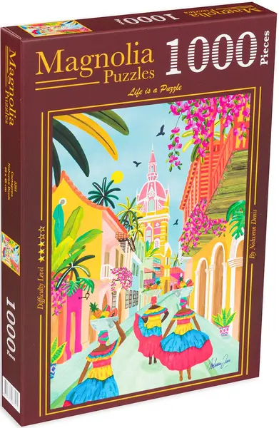 Puzzle Magnolia din 1000 de piese - Cartagena, Columbia