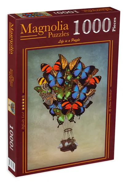 Puzzle Magnolia din 1000 de piese - Fluturi