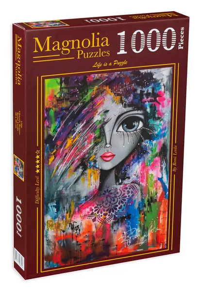 Puzzle Magnolia din 1000 de piese - Frumusete feminina