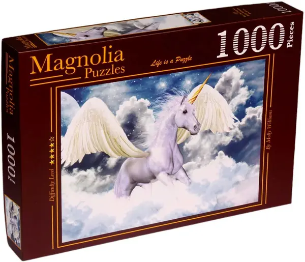 Puzzle Magnolia din 1000 de piese - Pegasus în albastru