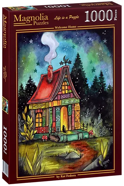 Puzzle Magnolia din 1000 piese - Bine ați venit acasă