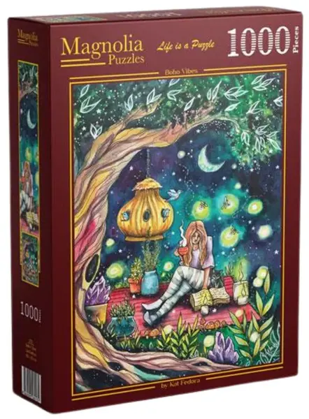 Puzzle Magnolia din 1000 piese - Boho