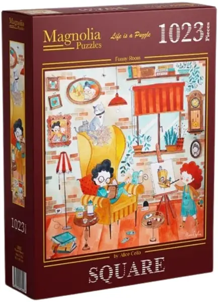 Puzzle Magnolia din 1000 piese - Cameră de distracție